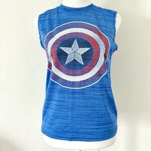 Captain America Sleeveless Shirt